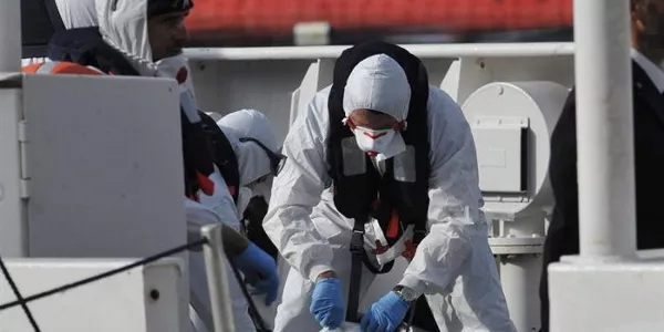 Tragedia en el Mediterraneo. Foto: EFE