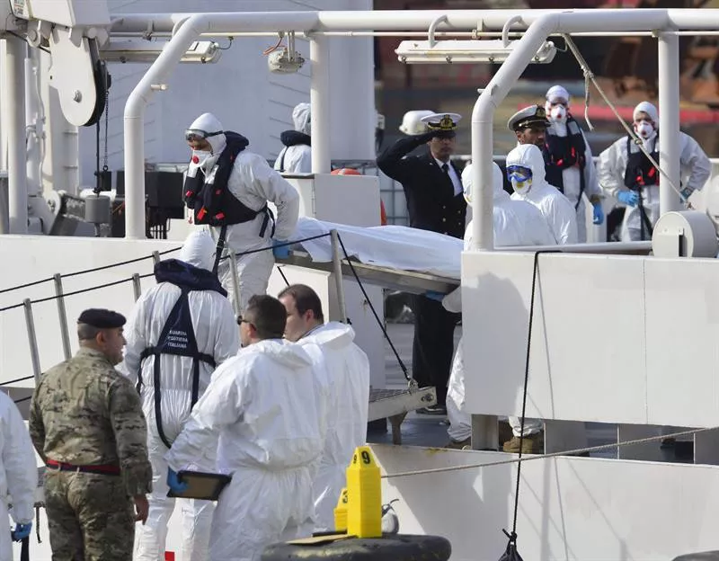 Tragedia en el Mediterraneo. Foto: EFE