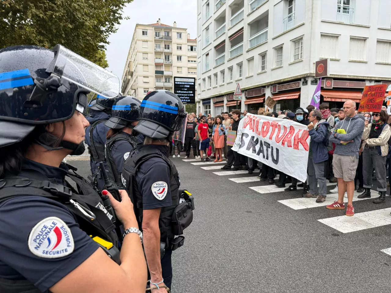 Manifestazioa Baiona - irailak 10