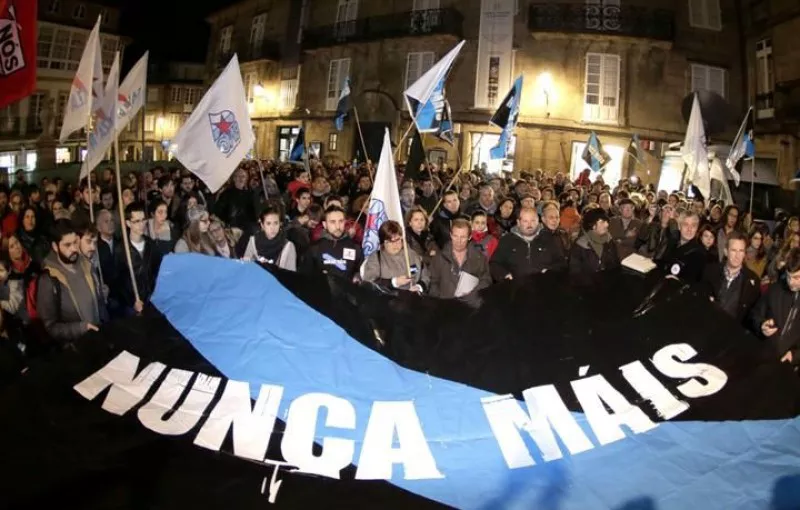 Protesta de Nunca Mais. Foto: Efe