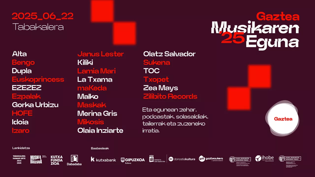 Musikaren Eguna 25 kartela, Gaztearen eskutik