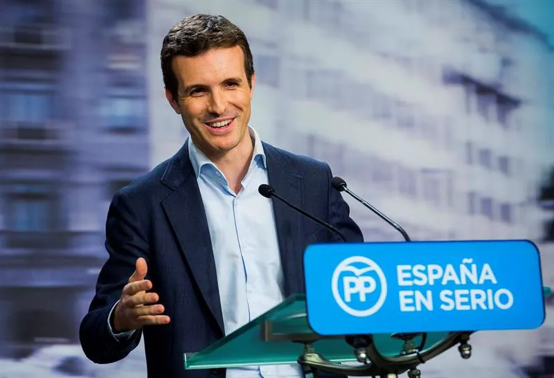 El portavoz del PP, Pablo Casado. EFE