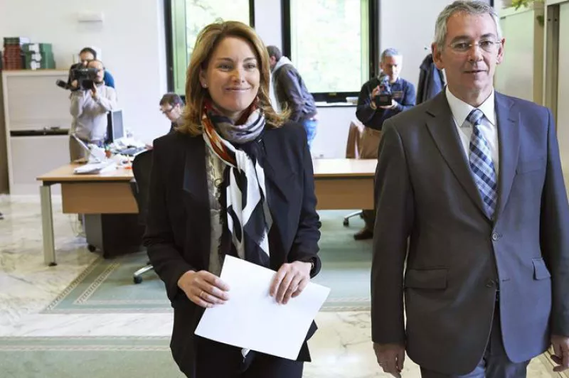 Damborenea ha indicado que Urkullu, "lleva muchos meses rindiéndole pleitesía a Bildu". Foto: EFE