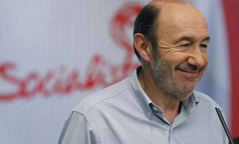 Alfredo Perez Rubalcaba PSOEko idazkari nagusia. Argazkia: EFE