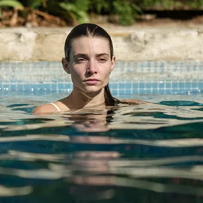 La actriz Julia Martínez en "Subsuelo"