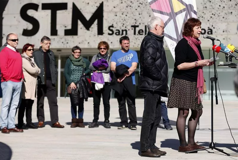 Sarek bat egin du apirilaren 17rako Bilbon deitu duten manifestazioarekin. Argazkia: EFE