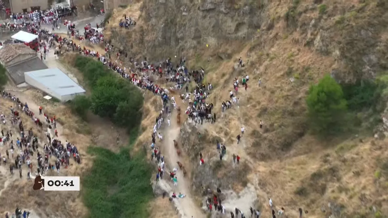Sexto encierro del Pilón de Falces