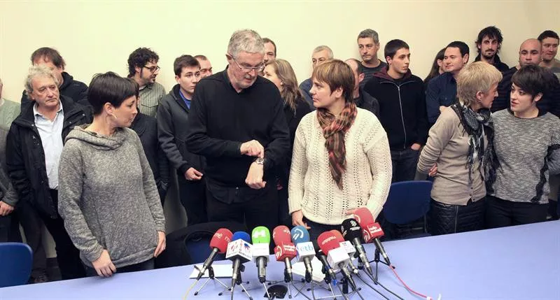 Convocantes de la manifestación.