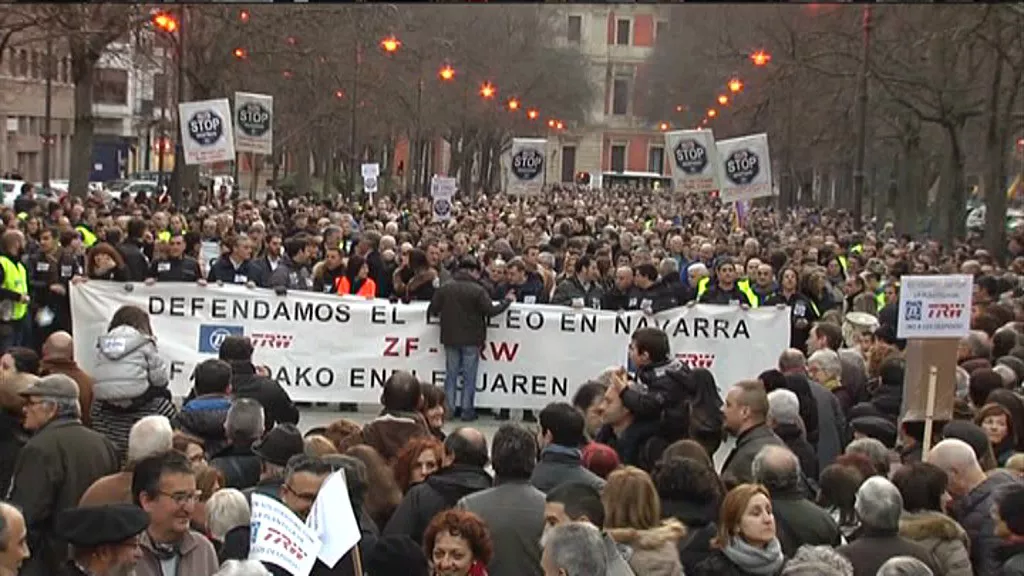 Iruñean izandako manifestazioa. Argazkia: EITB
