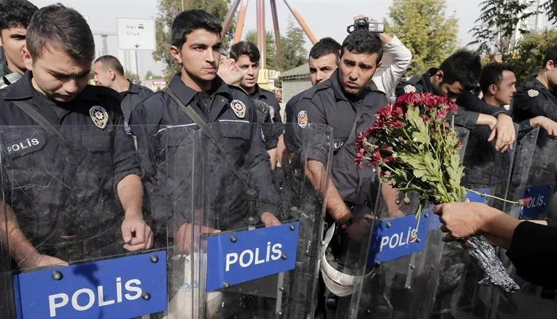 Turkiako Polizia. Argazkia: EFE