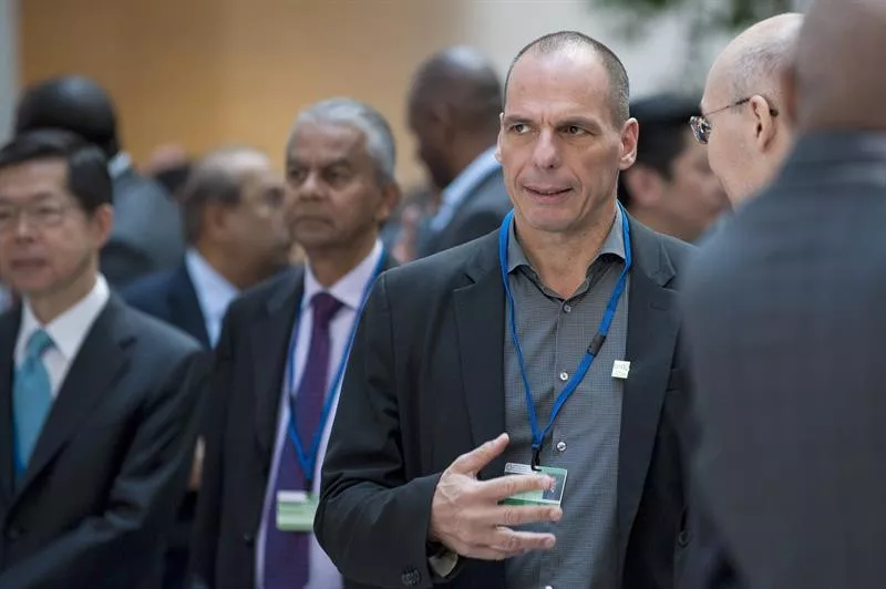 Yanis Varoufakis Greziako Ekonomia ministroa. Argazkia: EFE
