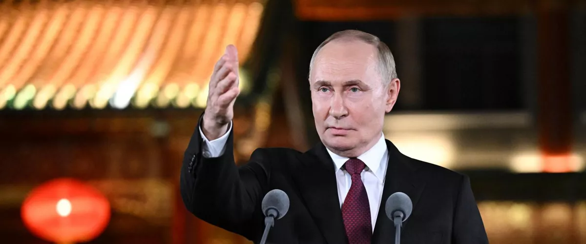 BEIJING (China), 03/09/2025.- Russian President Vladimir Putin speaks during a press conference, at the end of his visit to China for the Tianjin SCO Summit and the military parade to mark the 80th anniversary of the end of WWII, in Beijing, China, 03 September 2025. (Rusia) EFE/EPA/SERGEY BOBYLEV / SPUTNIK / KREMLIN POOL
