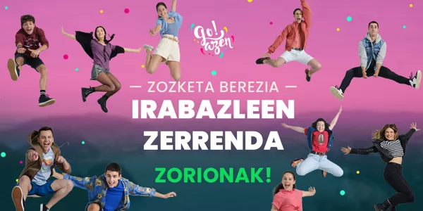 Go!azen telesailaren aurrestreinaldia ikusteko sarreren zozketa