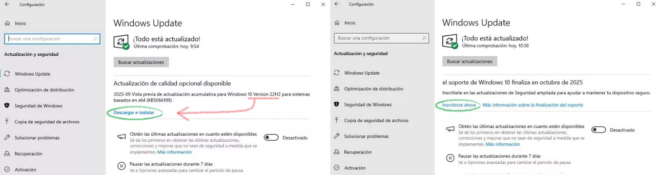 Pasos para usar Windows 10