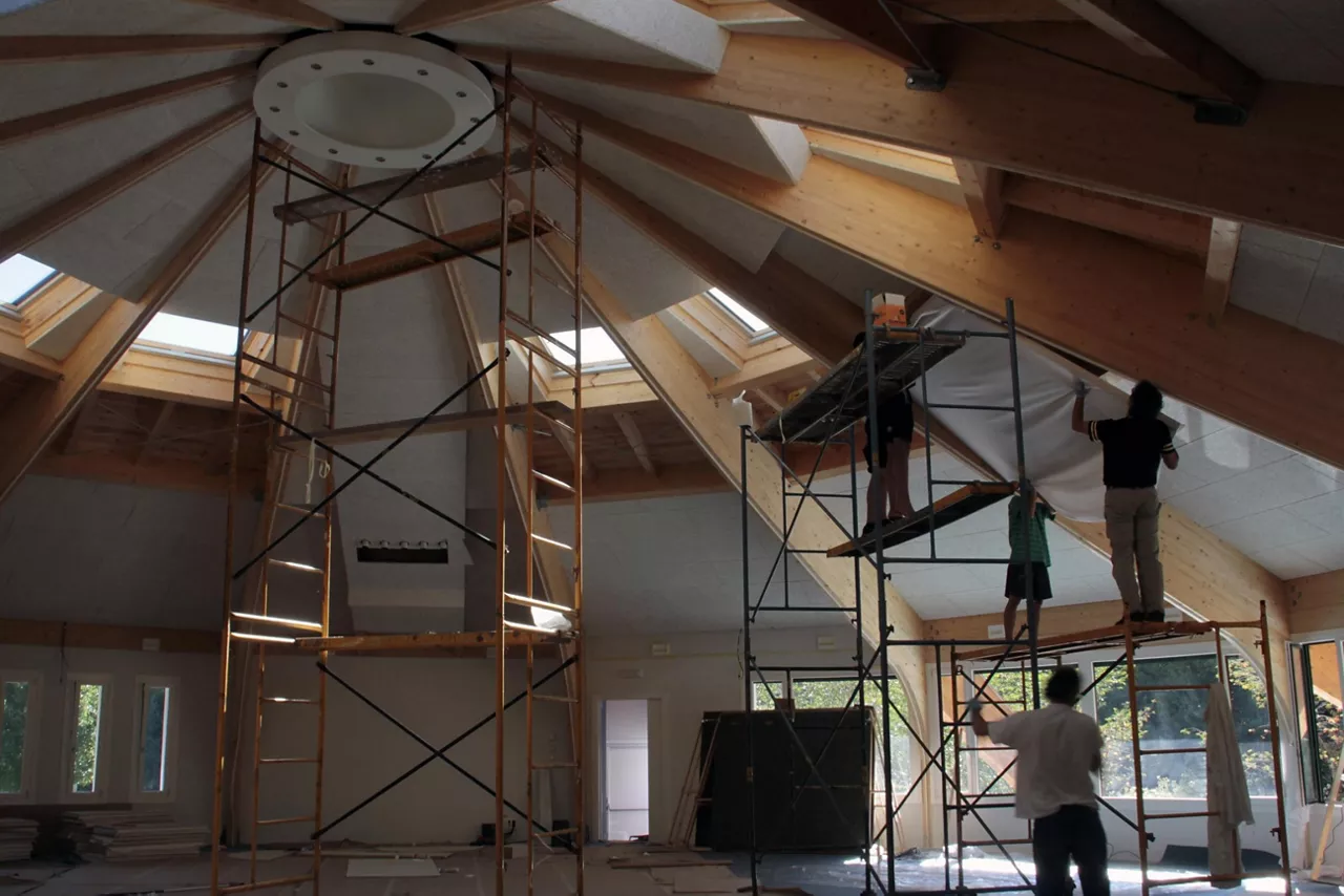 Comunidad y hotel de Amalurra en Artzentales (Bizkaia). Foto: EITB.COM