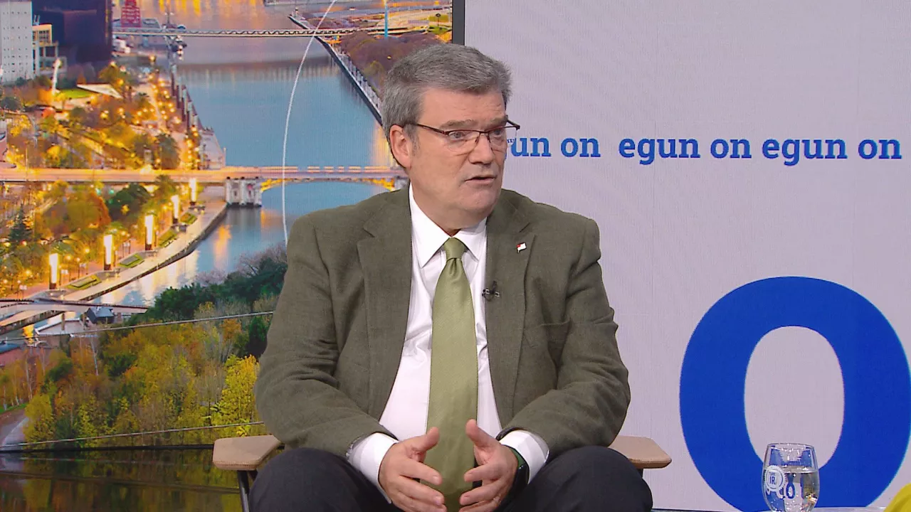 Juan Mari Aburto Bilboko alkatea, Egunon Euskadin, Otxarkoagako tiroketari buruz hitz egiten