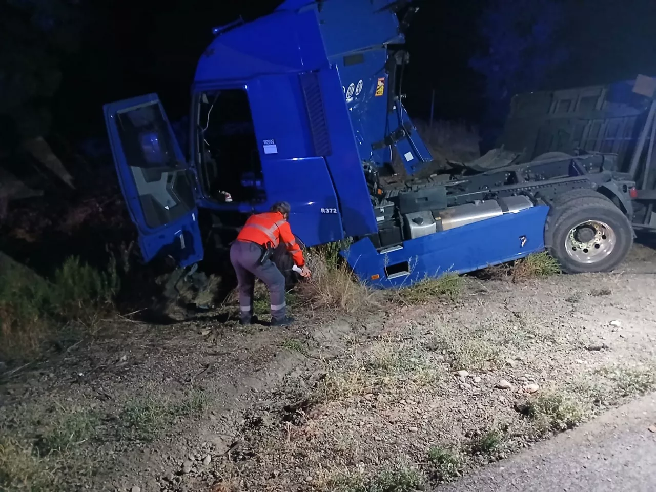 Accidente mortal en Olite