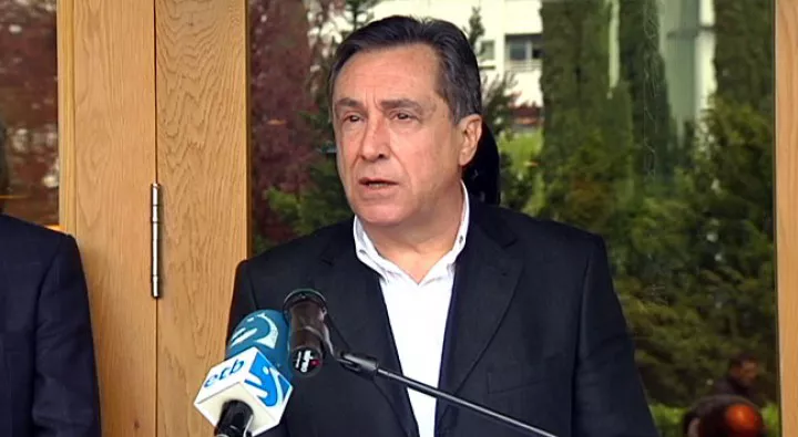 El presidente del PNV en Araba, Xabier Agirre.