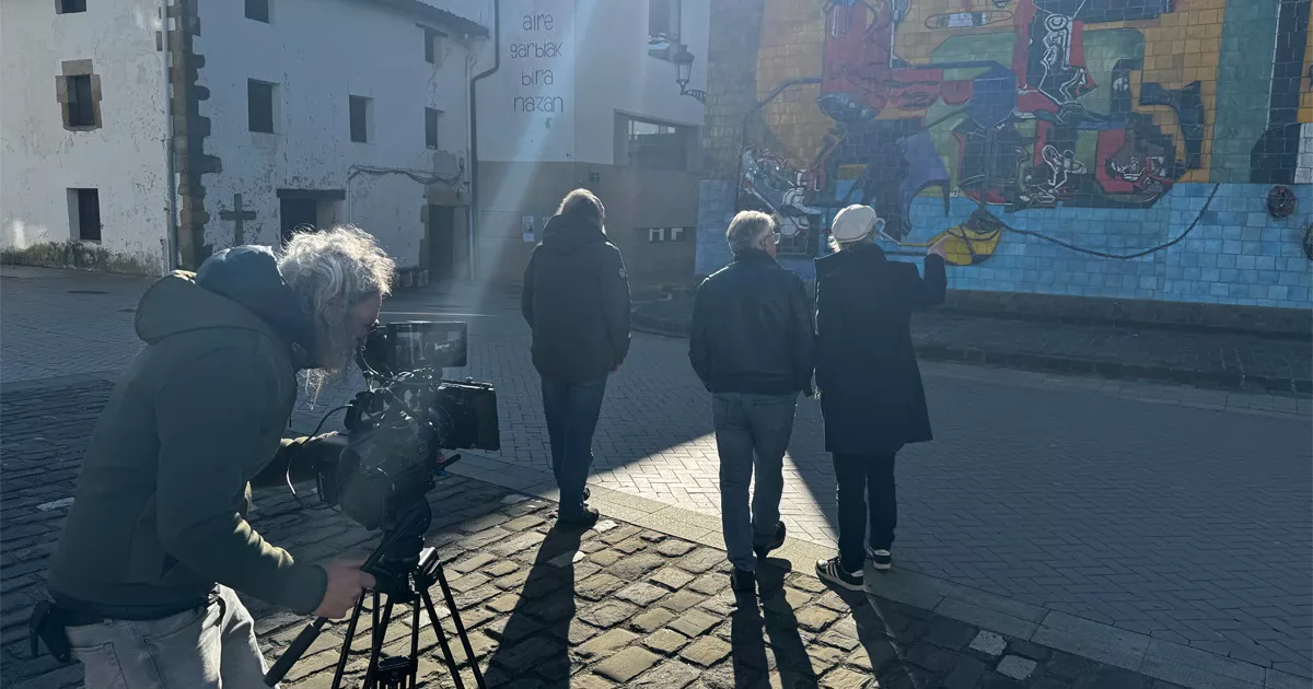 "Akelarre" dokumentalaren grabazioa Usurbilen