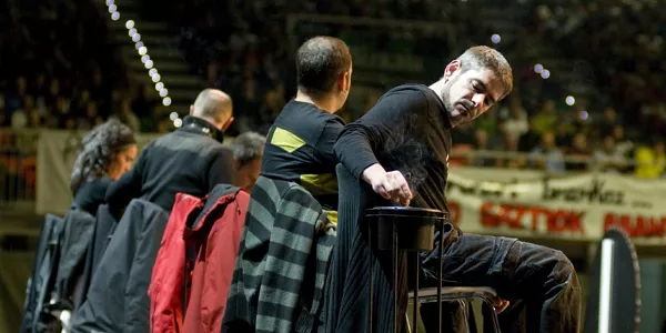 Campeonato de Bertsolarismo de Euskal Herria. Foto: Alberto Elosegi (Xenpelar dokumentazio zentroa)