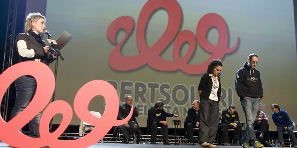 Campeonato de Bertsolarismo de Euskal Herria. Foto: Galder Izagirre (Xenpelar dokumentazio zentroa)