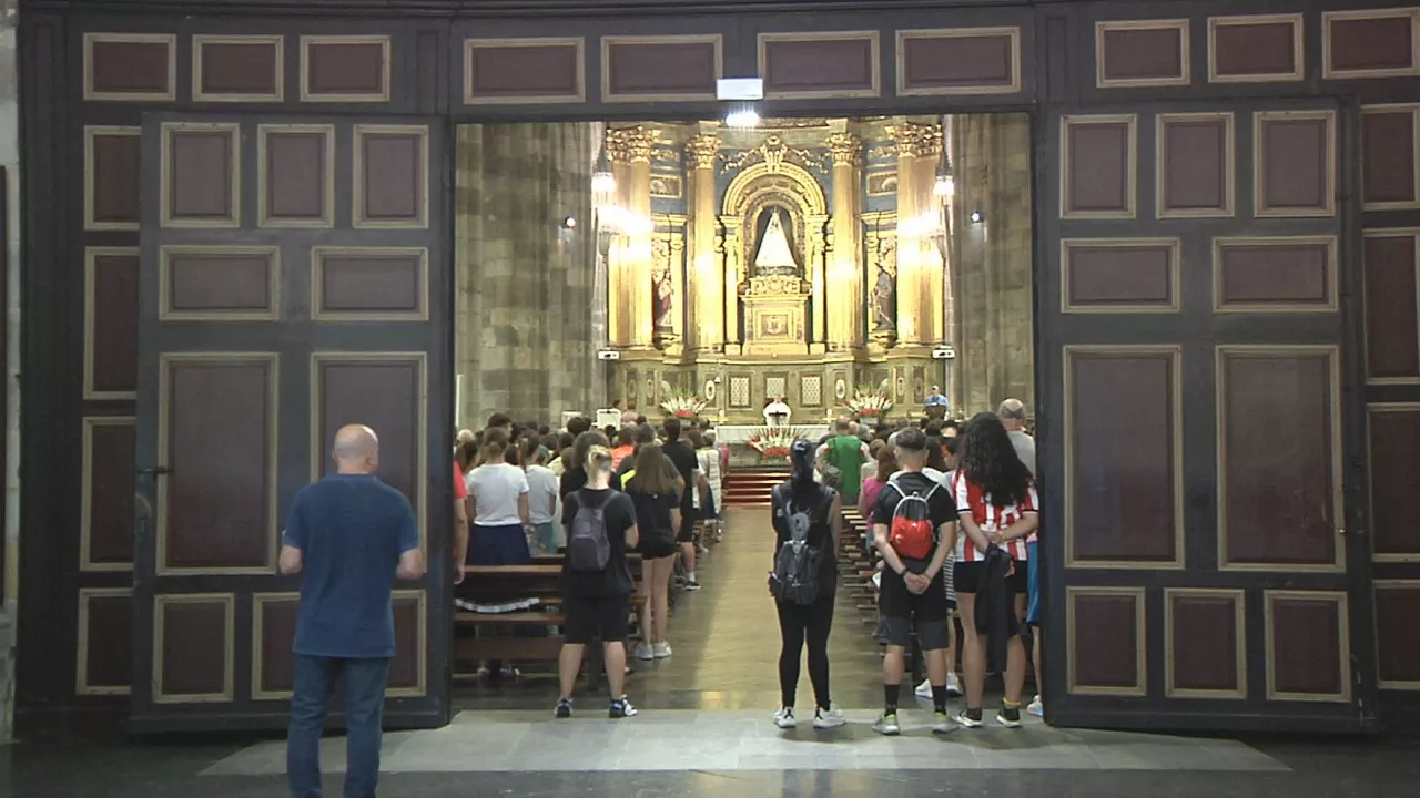 Peregrinación a la basílica de Begoña