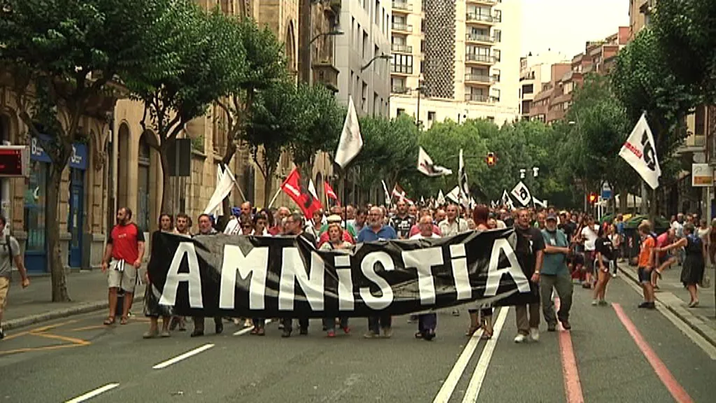 Una manifestación convocada por ATA en Bilbao. EiTB