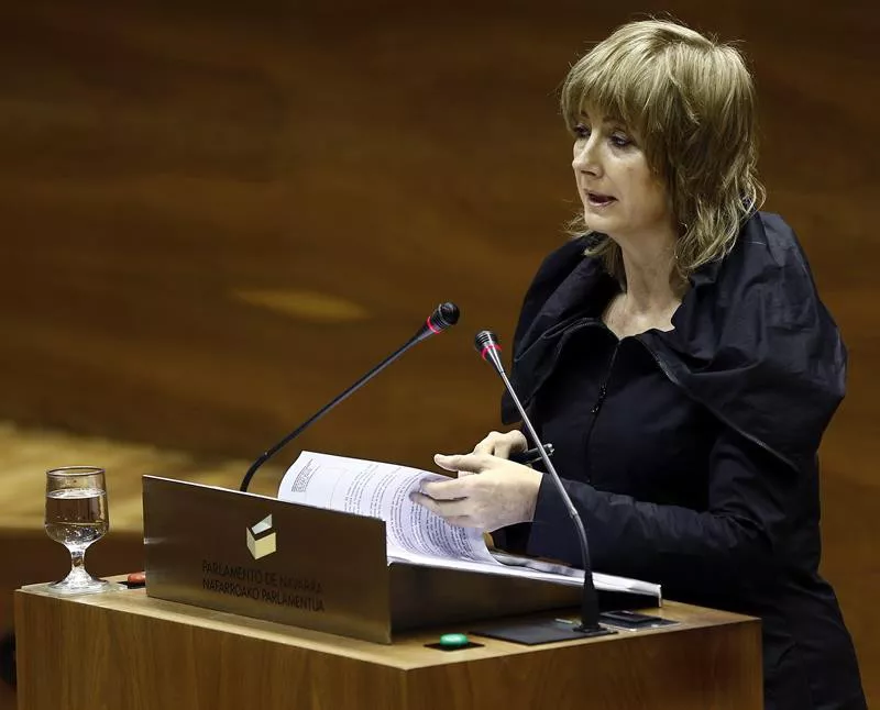 Ana Ollo Nafarroako Gobernuaren bozeramailea.