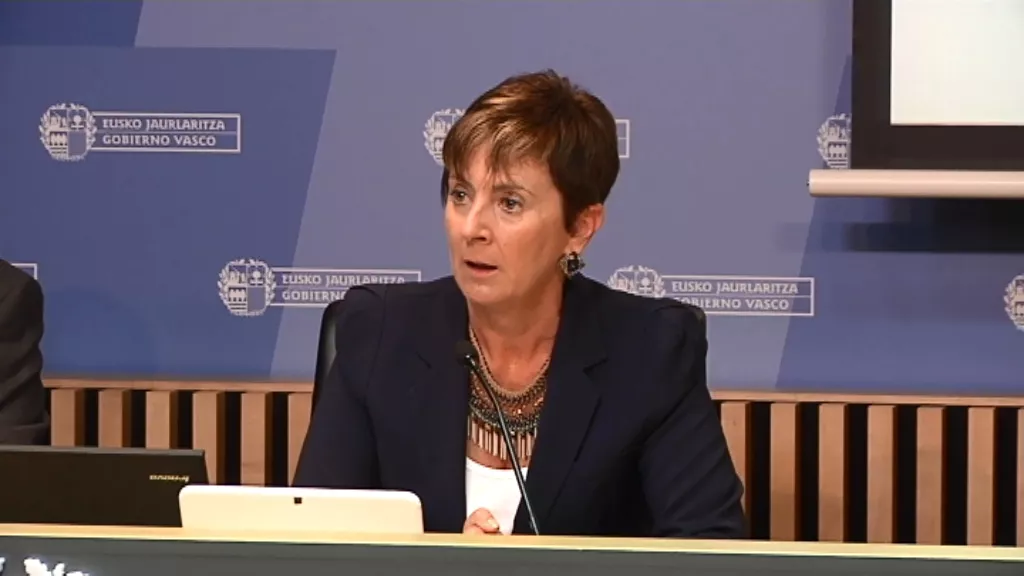 Arantxa Tapia Garapen Ekonomiko eta Lehiakortasun sailburua.