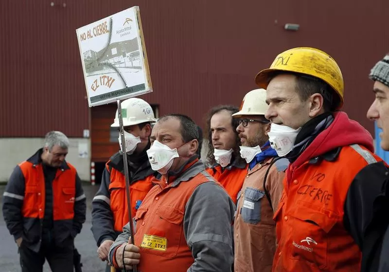 Zumarragako langileek egindako protestetako bat. Artxiboko irudia: EFE