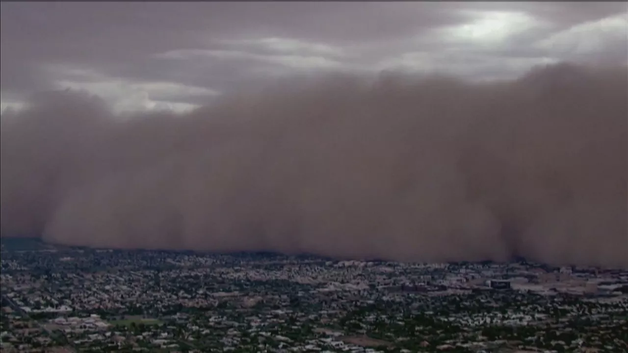 Tormenta de arena en Phoenix (Arizona)