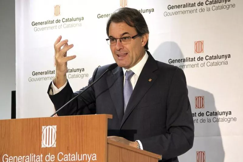 Artur Mas, en Bruselas. Foto: EFE