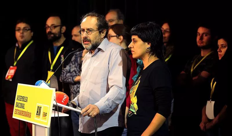 Asamblea de la CUP en Sabadell. Foto: EFE.