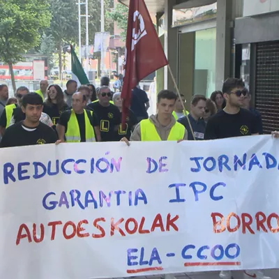 autoeskolak protesta