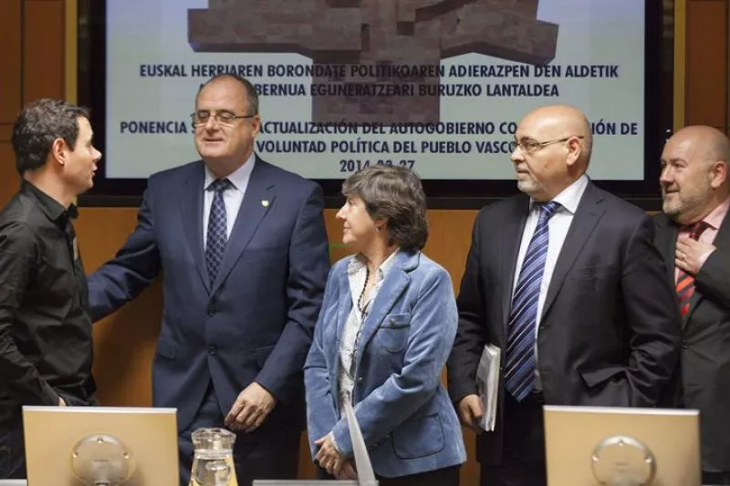 Nace la ponencia de autogobierno en el Parlamento Vasco. Foto: EFE