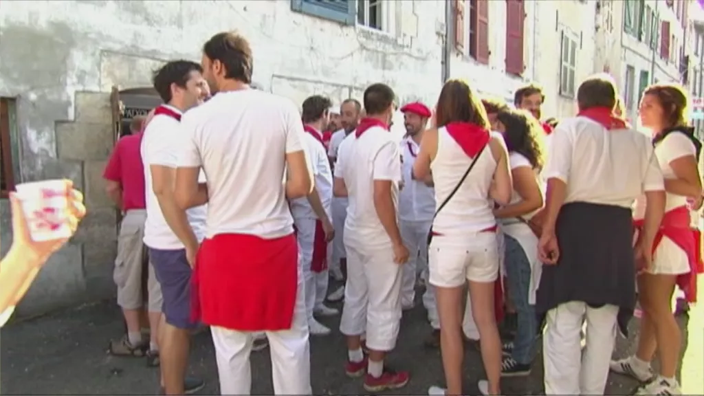 Festak Baionan. Artxiboko irudia.