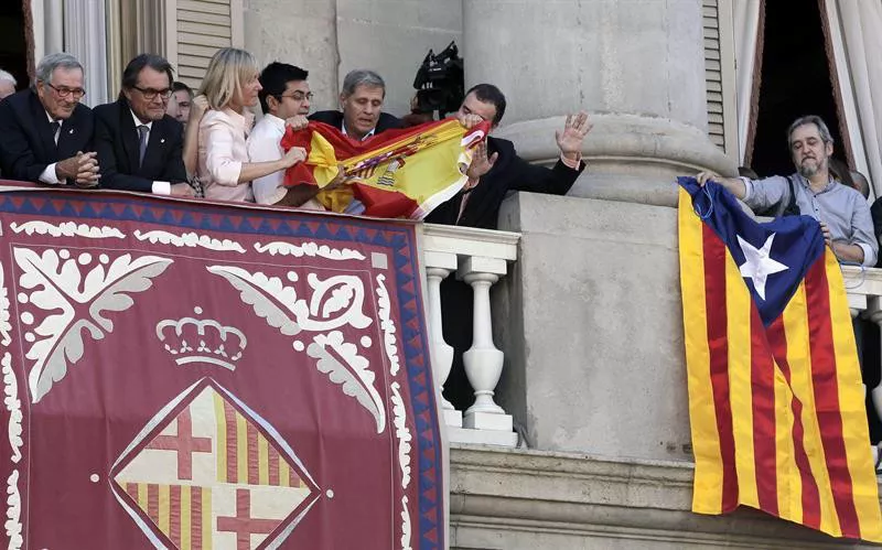 banderas barcelona EFE