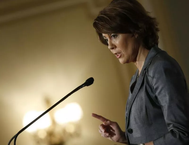 Yolanda Barcina presidenta del Gobierno de Navarra. Imagen de archivo: EFE