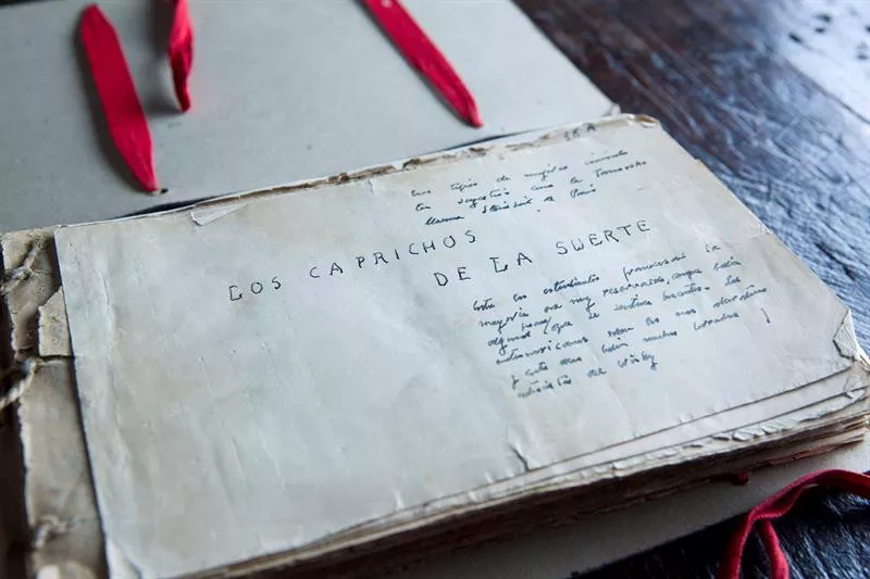 'Caprichos de la suerte', última novela inédita de Pío Baroja. Foto: EFE