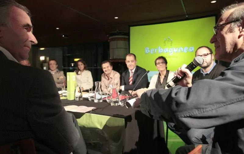 Berbagunearen aurkezpena, Iribar eta beste hainbat gonbidaturekin. Argazkia: EFE
