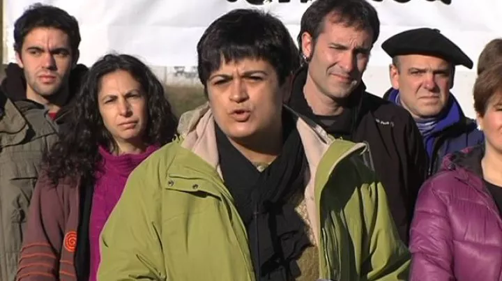 Marian Beitialarrangoitia, hoy, en Durango. Foto: EITB