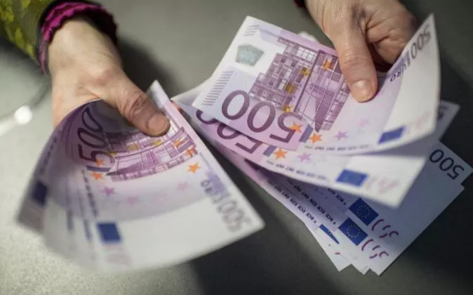 Billete 500 euros euro billetea dirua. EFE