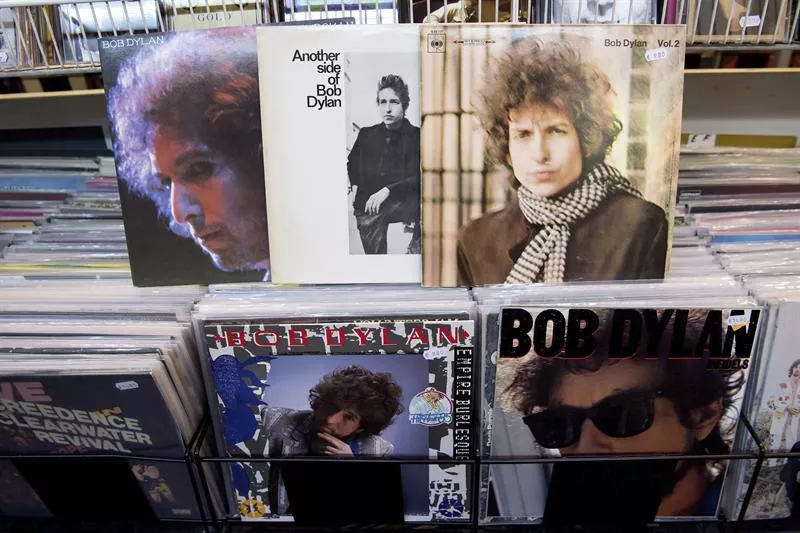 Discos de Bob Dylan. EFE