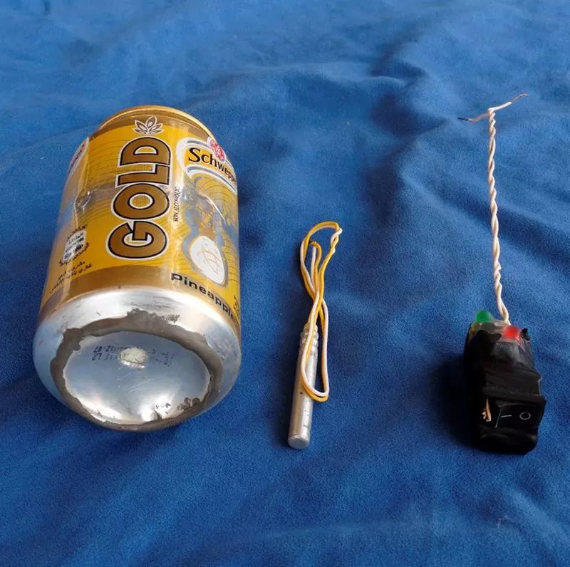Fotografía difundida por el EI de la supuesta bomba que derribó el avión ruso