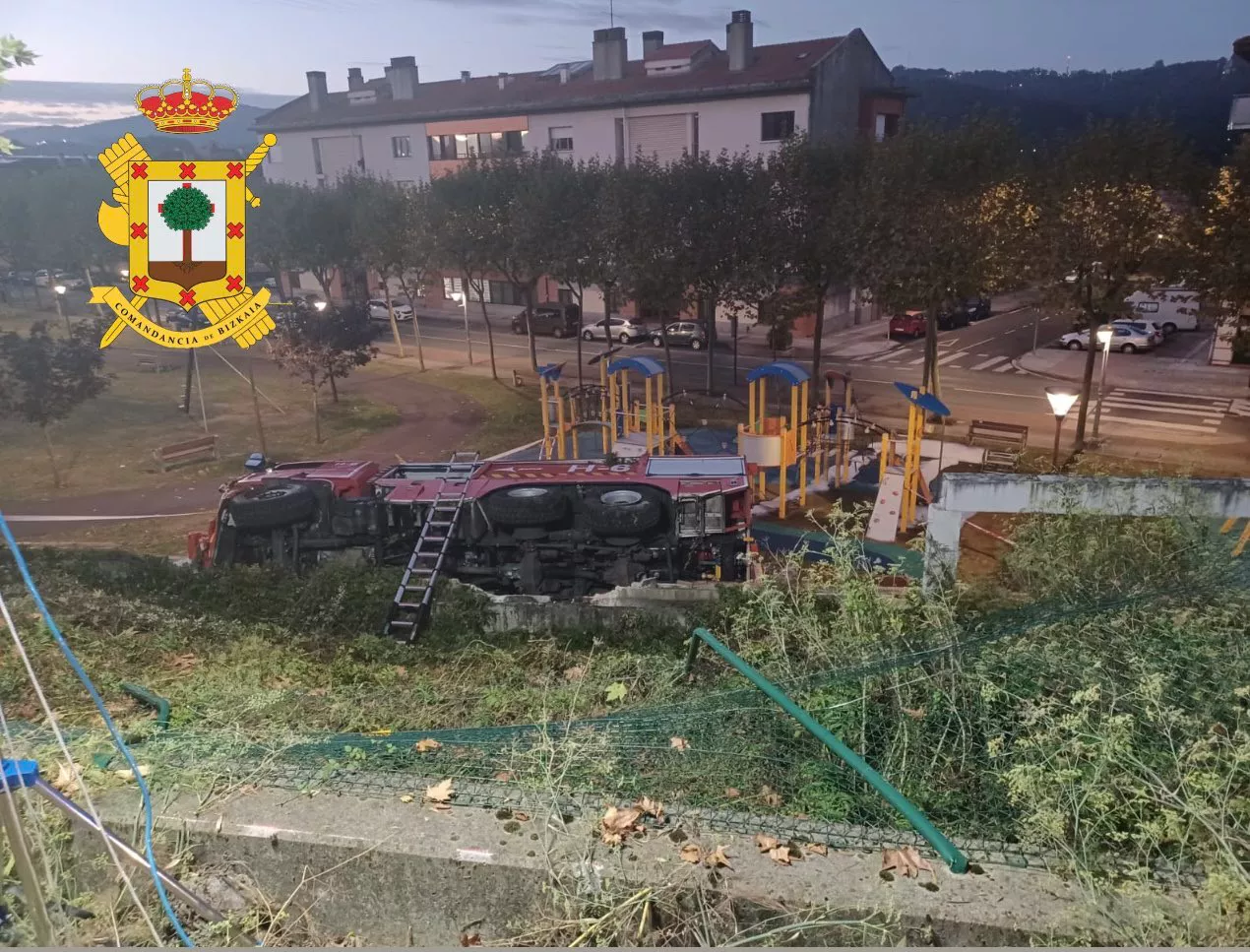 accidente bomberos aeropuerto bilbao sondika