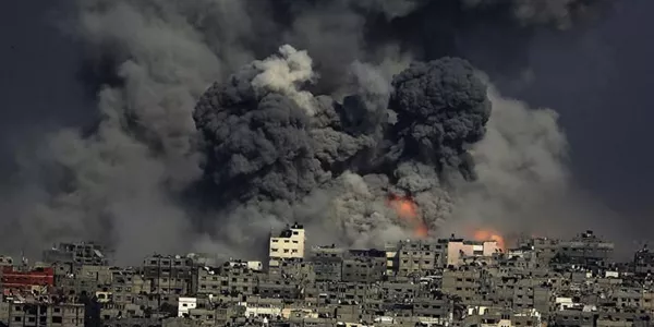 Israelen bonbek Gaza suntsitu dute. Argazkia: EFE