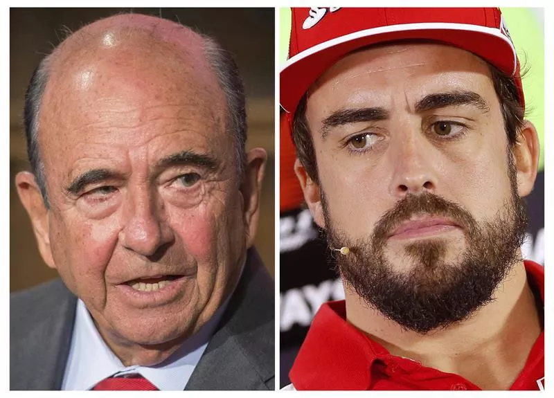 Fernando Alonso Emilio Botin Lista Falciani. EFE
