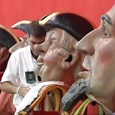 sanfermines cabezudos