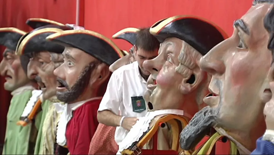sanfermines cabezudos
