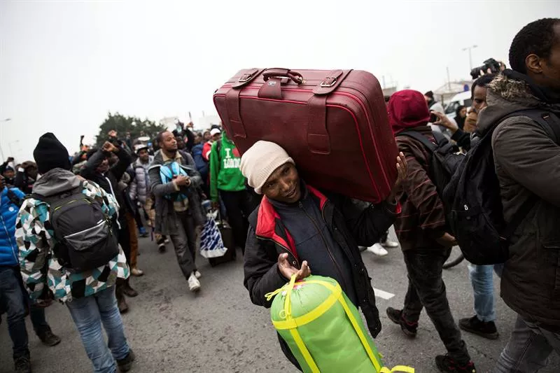 Migrante en Calais. EFE